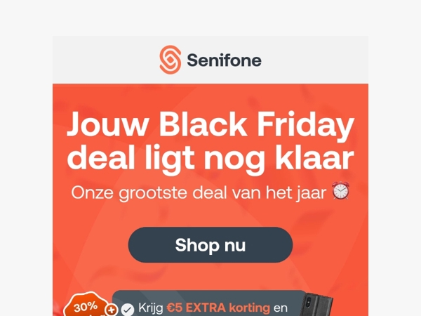 Claim jouw Senifone-deal vandaag! 🖤