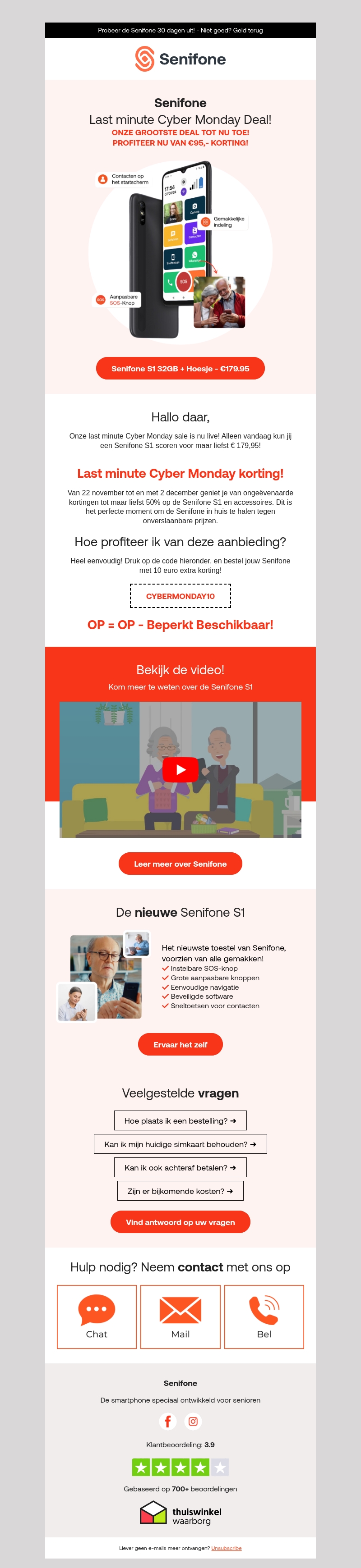 Last minute Cyber Monday korting! Last minute Cyber Monday korting!