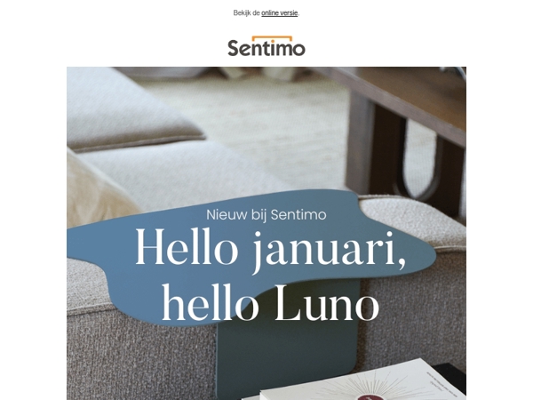 Nieuw bij Sentimo: dienblad Luno & Sentimo op tv