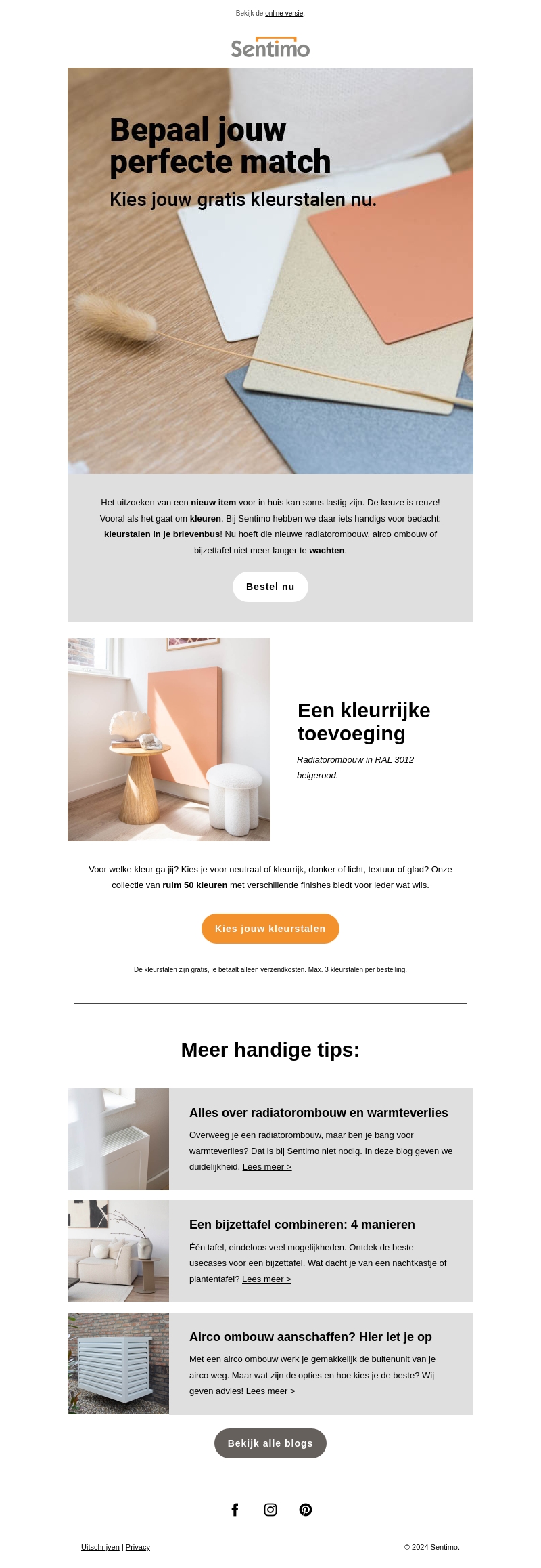 Gratis kleurstalen?! 🤩 Gratis kleurstalen?! 🤩