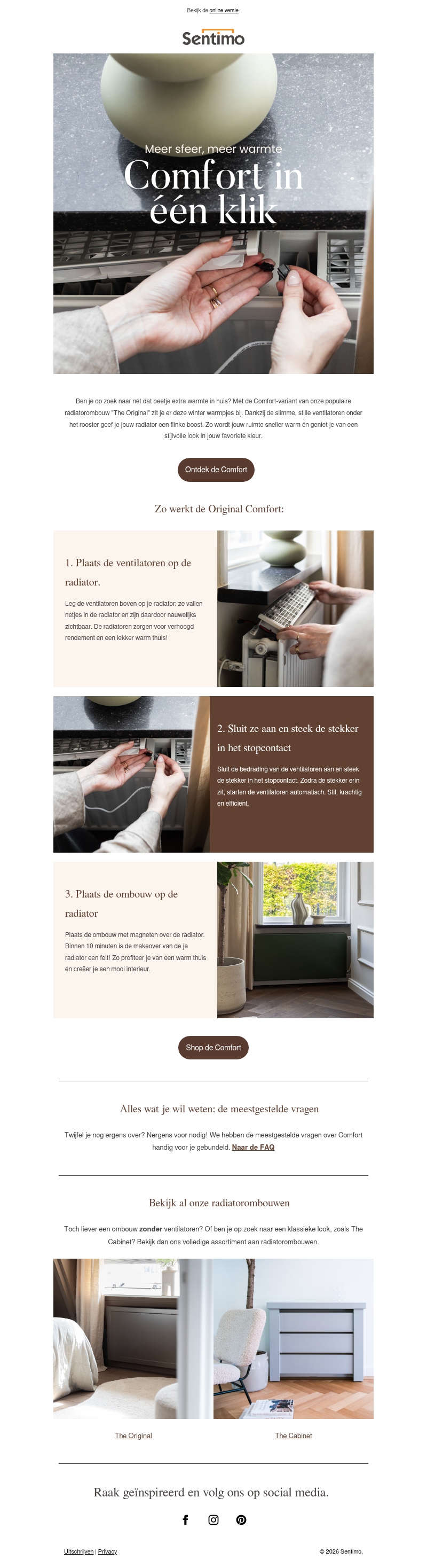 Warm je huis sneller op met The Original Comfort 🔥 Warm je huis sneller op met The Original Comfort 🔥