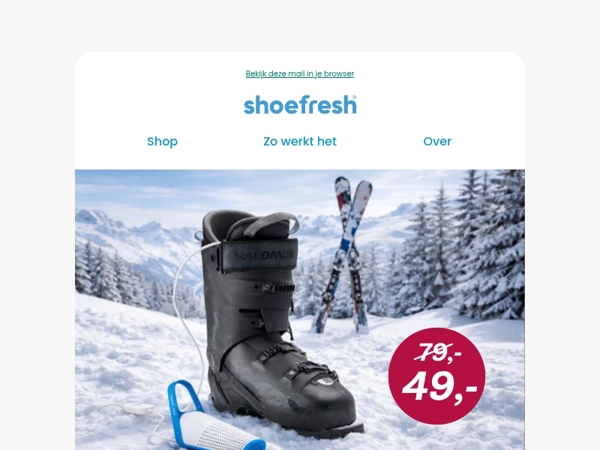 Hey Wintersporter! Zorg voor droge schoenen deze winter! ❄️