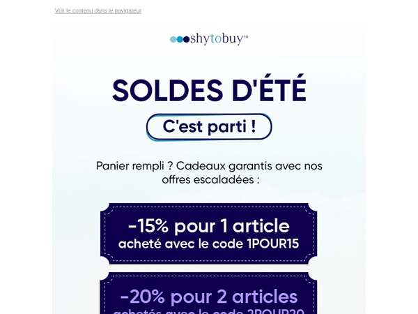 🌞 Des promos ensoleillées vous attendent : jusqu'à -30%