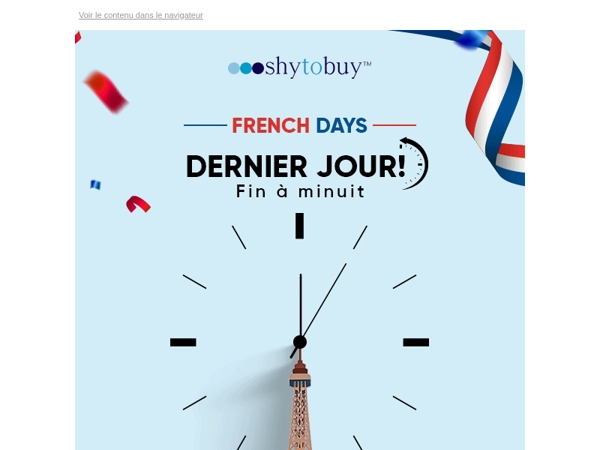 🟦⬜🟥 French Days : Offres prolongées jusqu'à minuit