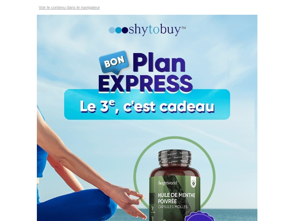 3ème offert 🌟 Ne laissez pas passer votre chance.