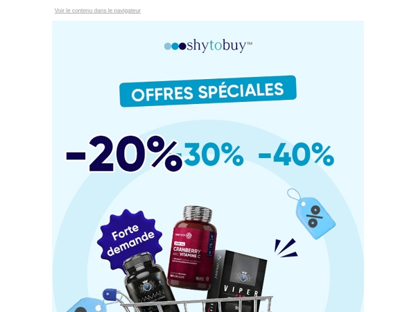 ⚡ 1, 2 ou 3 produits ? Vos réductions montent à -40%