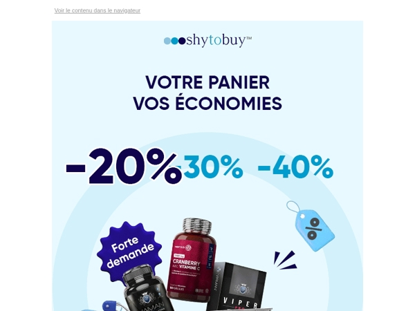 🚀 Ce n’est pas une promo comme les autres : Jusqu'à -40%