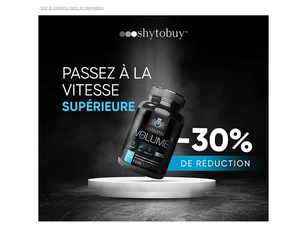 💪 -30% pour des performances viriles à la hauteur