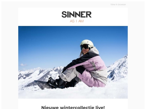 De nieuwe wintercollectie is nu live❄️