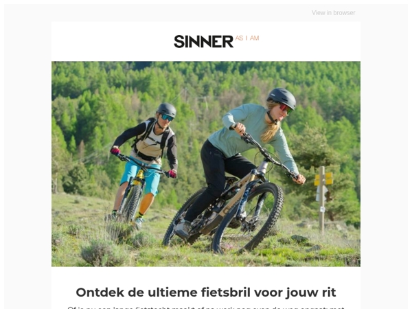 Klaar voor elke rit - ontdek de SINNER sportbrillen
