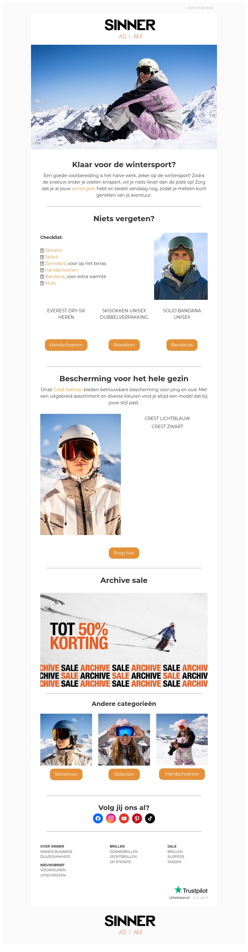 Klaar voor de piste? Vandaag besteld, vandaag verzonden Klaar voor de piste? Vandaag besteld, vandaag verzonden