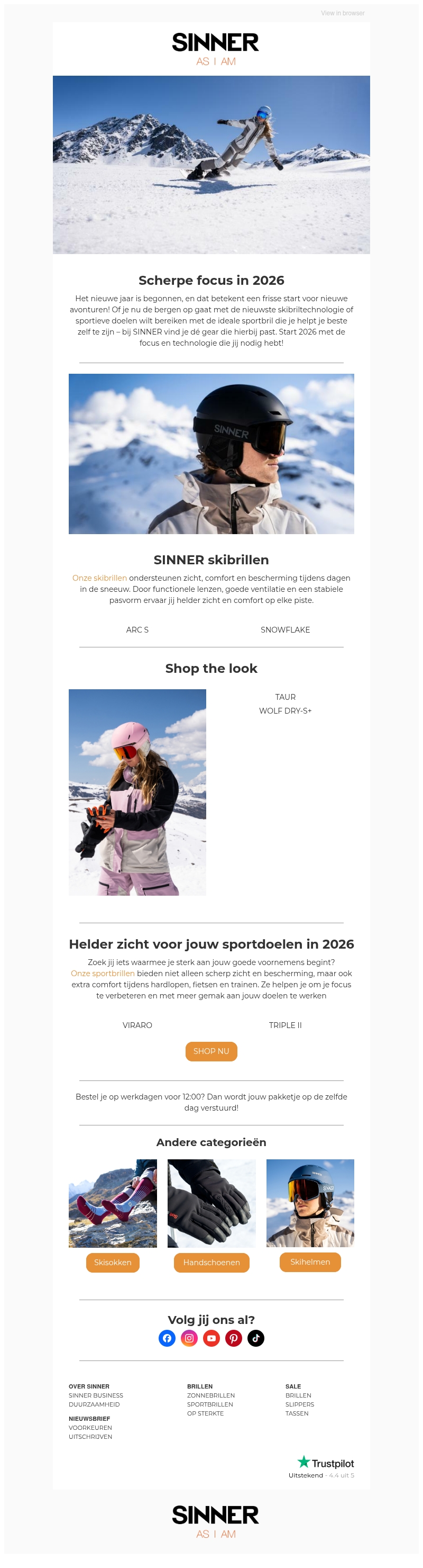 Sportgear voor jouw goede voornemens Sportgear voor jouw goede voornemens