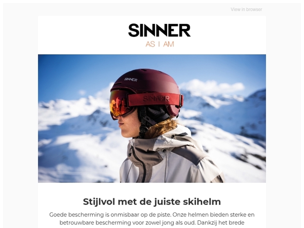 Skibrillen en -helmen voor het hele gezin
