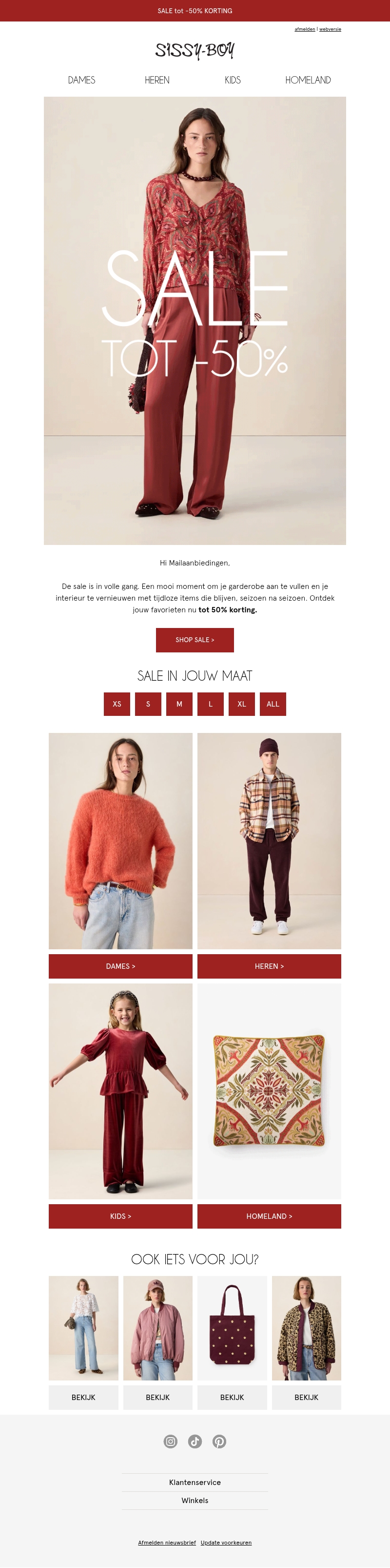 Jouw favorieten tot -50% Jouw favorieten tot -50%