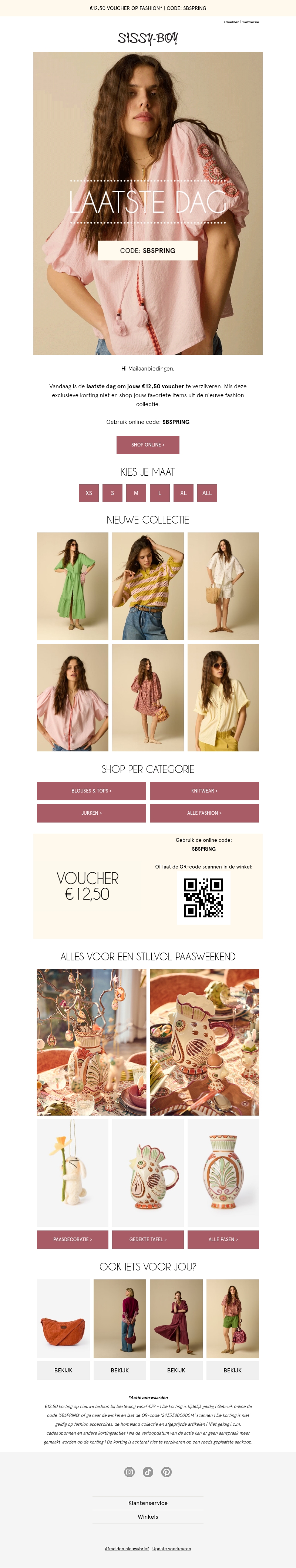 Laatste dag: €12,50 voucher Laatste dag: €12,50 voucher