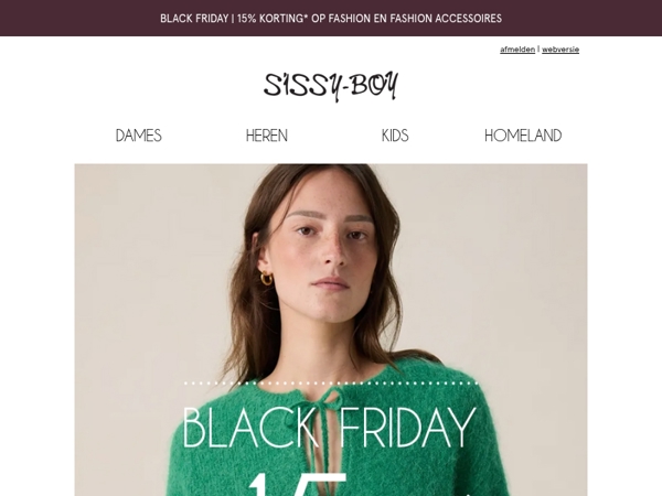 NU: 15% korting! 🖤