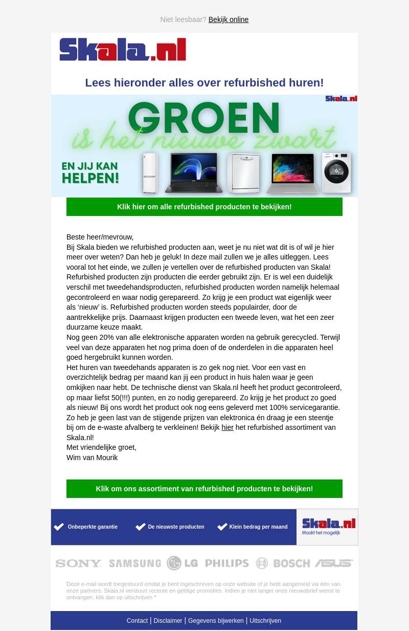 heer/mevrouw Alles weten over refurbished producten? heer/mevrouw Alles weten over refurbished producten?