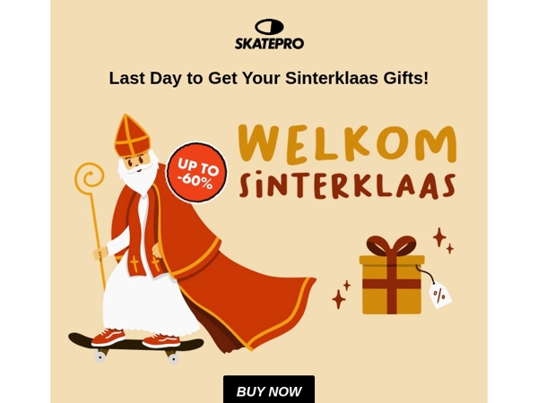 Up to 60% Off – Order Now for Sinterklaas!