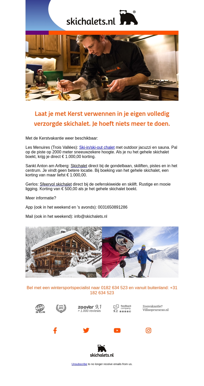 Laat je verwennen in je eigen catered skichalet Laat je verwennen in je eigen catered skichalet