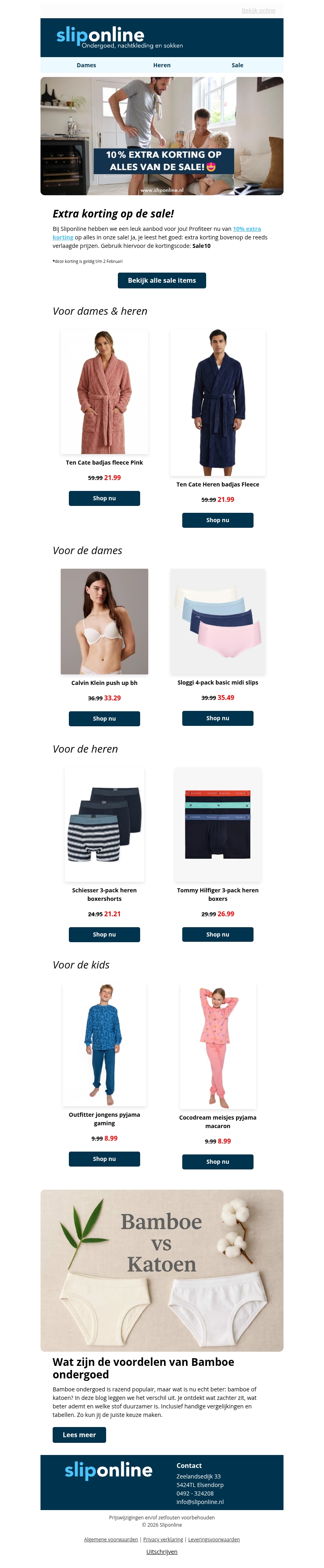 10% EXTRA korting op alles van de SALE!๐ 10% EXTRA korting op alles van de SALE!๐