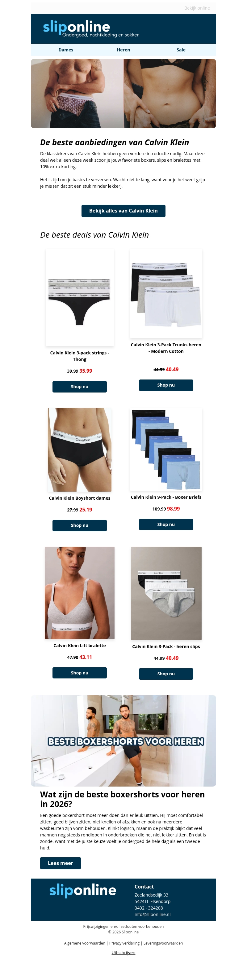 Nu, 10% extra korting op Calvin Klein Nu, 10% extra korting op Calvin Klein