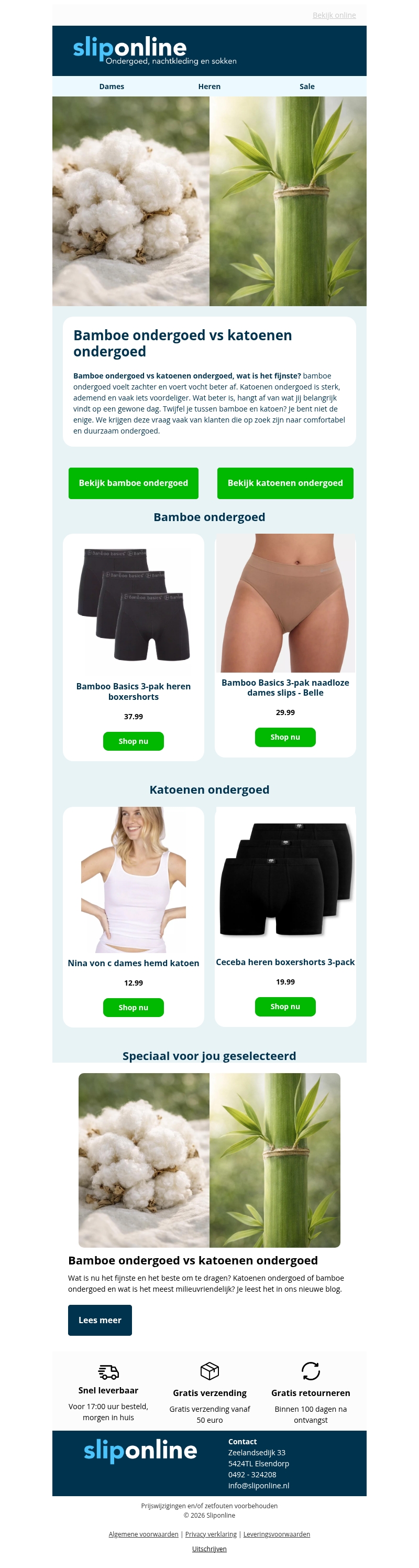 Bamboe vs katoenen ondergoed wat is het fijnste? Bamboe vs katoenen ondergoed wat is het fijnste?