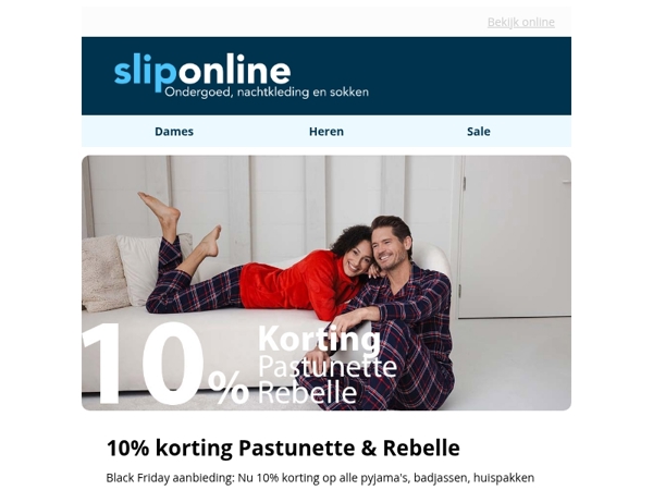 10% Korting op Pastunette & Rebelle