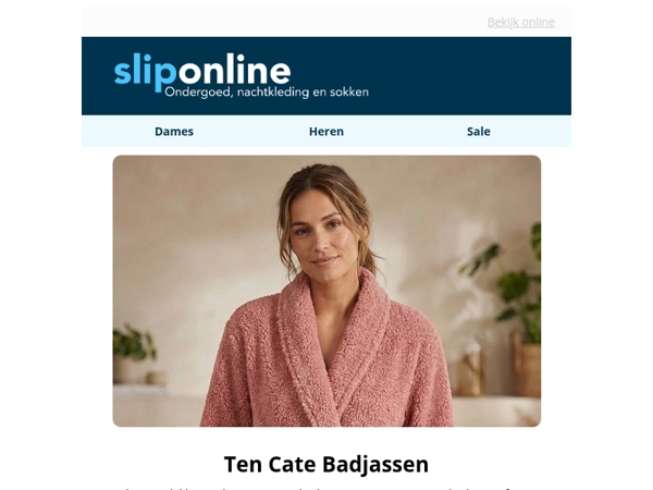 Ten Cate Fleece Badjassen voor €21,99