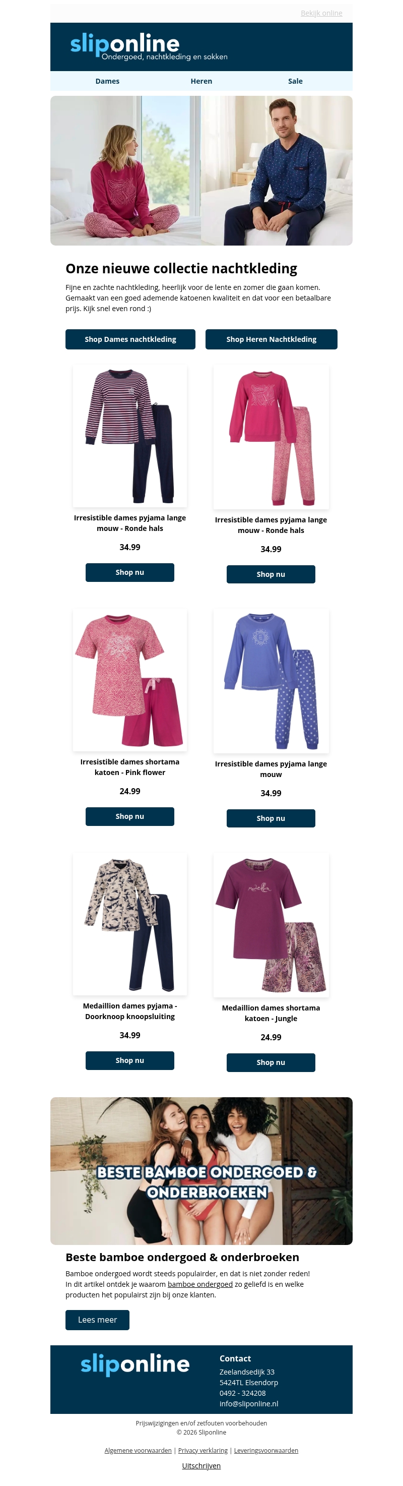 20+ Nieuwe dames Pyjama's, shortama's & meer 20+ Nieuwe dames Pyjama's, shortama's & meer