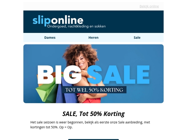 SALE, tot 50% korting op jouw favoriete merken😍