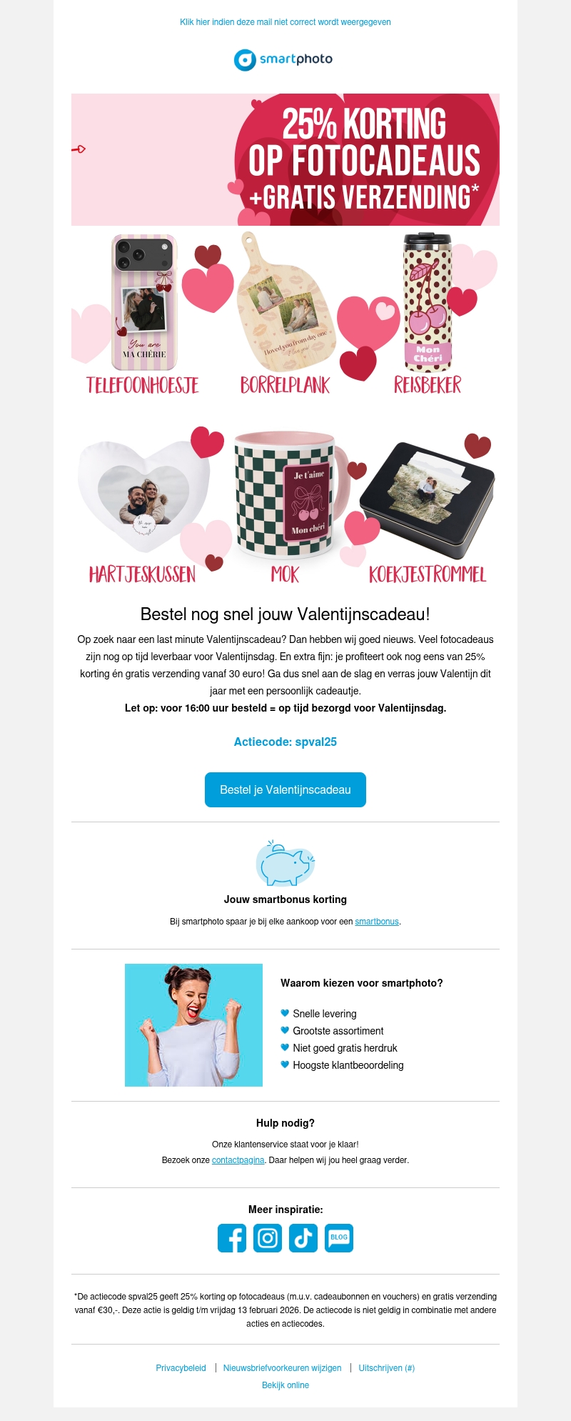 Hi, nog maar 2 dagen tot Valentijn ๐ Hi, nog maar 2 dagen tot Valentijn ๐