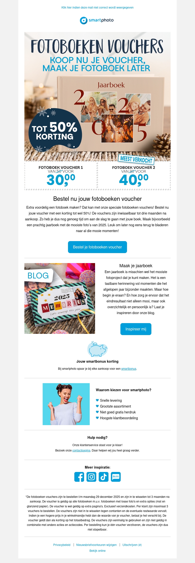 Hi, tot 50% korting op fotoboeken vouchers Hi, tot 50% korting op fotoboeken vouchers