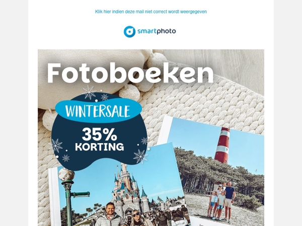 Hi, laatste weekend: 35% korting op fotoboeken