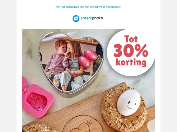 Hi, alleen vandaag en morgen nog: tot 30% korting