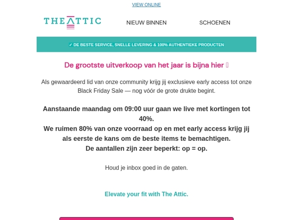 De grootste sale van het jaar is hier. 🚨