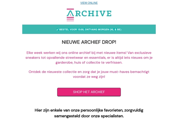 Nieuwe items toegevoegd aan het Archief 🔥