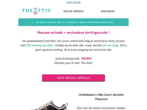 Nieuwe arrivals + exclusieve korting 🚨