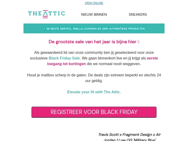 De sneaker waar je op hebt gewacht 🚨