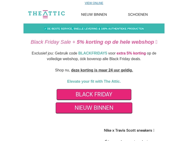 De komende 24 uur extra korting 🚨