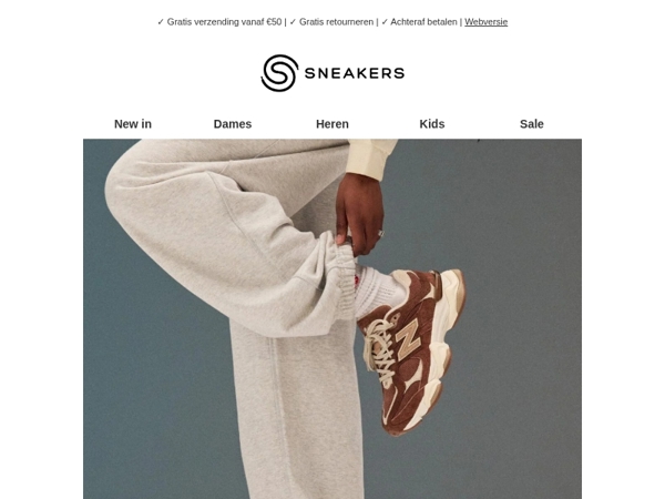 Herfstproof sneakers 🤎 -15% ONLY TODAY