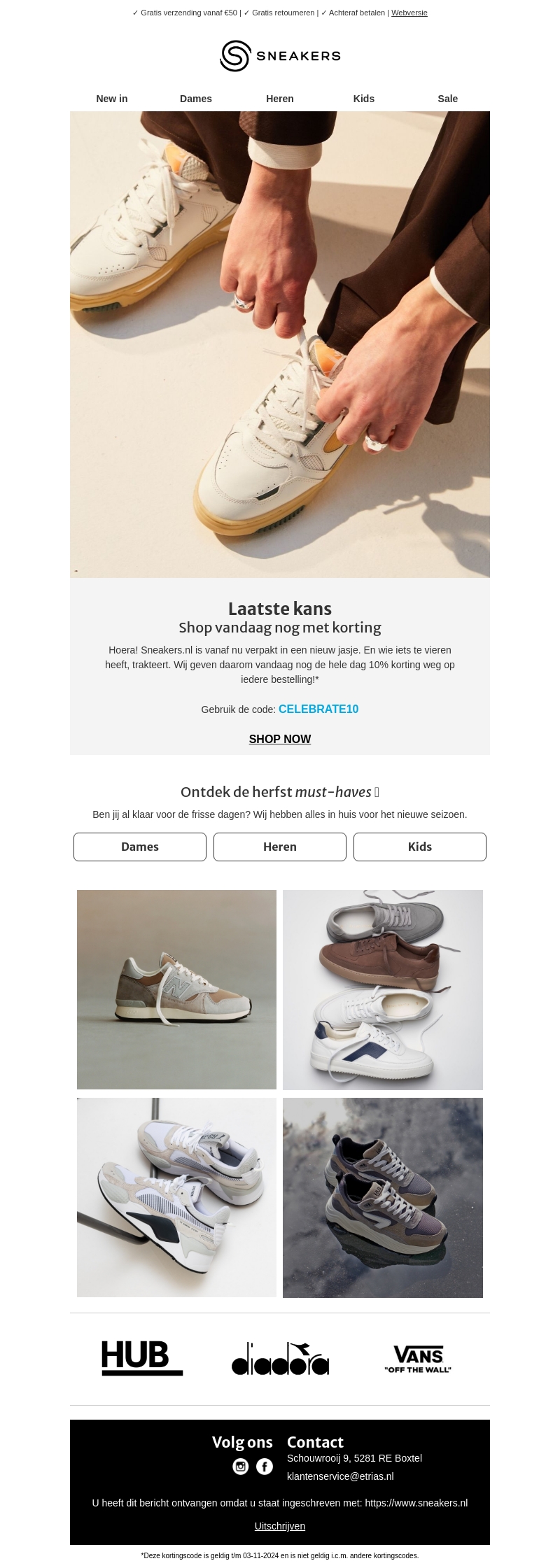 Laatste kans! 10% extra korting in je winkelmand! Laatste kans! 10% extra korting in je winkelmand!