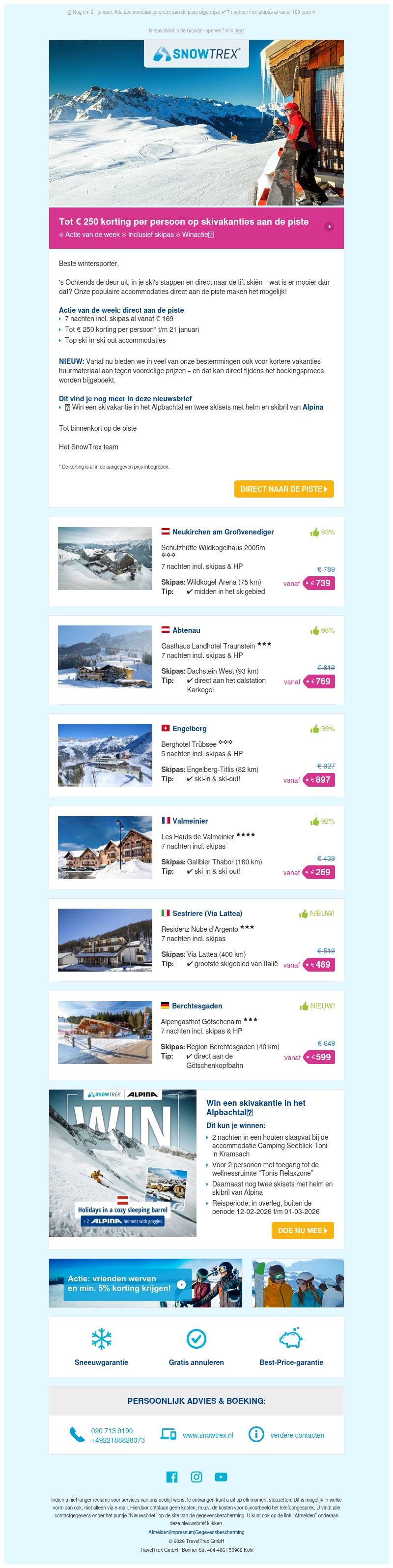 ❄ Direct aan de piste: Tot 250 euro korting per persoon op geselecteerde deals ❄ Direct aan de piste: Tot 250 euro korting per persoon op geselecteerde deals