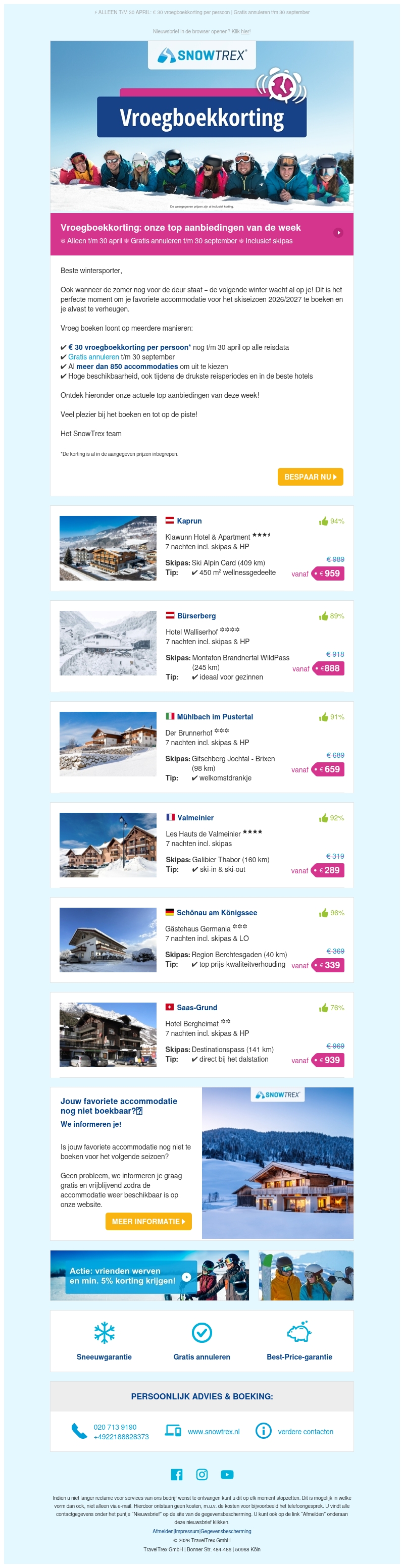 ❄ Jouw top aanbiedingen van de week ❄ Jouw top aanbiedingen van de week