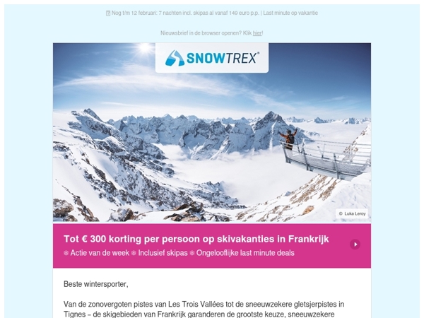 ❄ Skivakantie in Frankrijk: Tot wel 300 euro korting per persoon op alle deals
