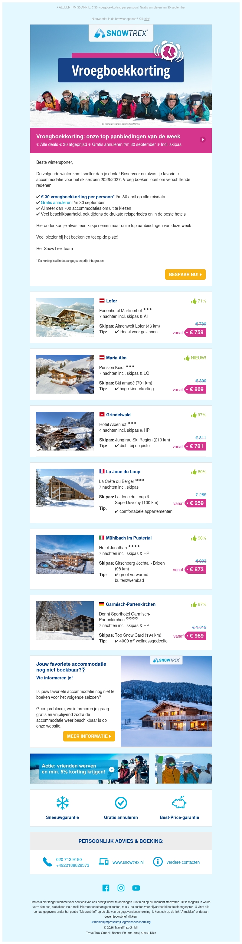 ❄ Jouw top aanbiedingen van de week ❄ Jouw top aanbiedingen van de week