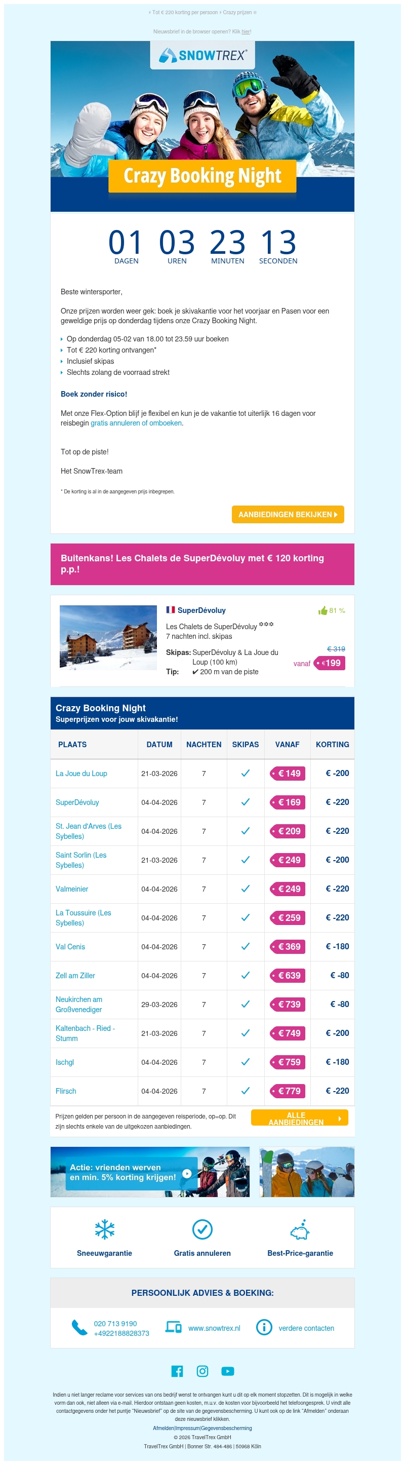 ❄ Voorjaar en Pasen - skivakanties al vanaf € 149 ❄ Voorjaar en Pasen - skivakanties al vanaf € 149
