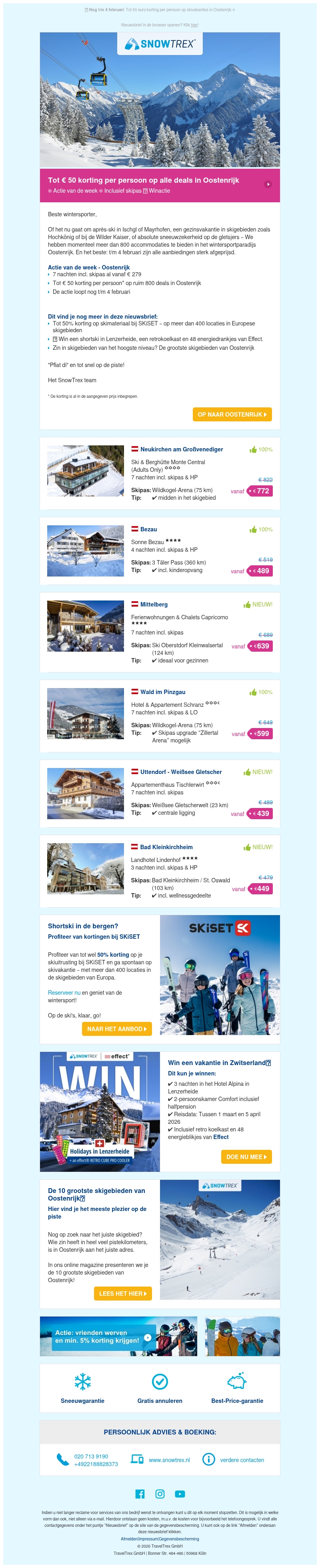 ❄ Alle Oostenrijk deals sterk afgeprijsd ❄ Alle Oostenrijk deals sterk afgeprijsd