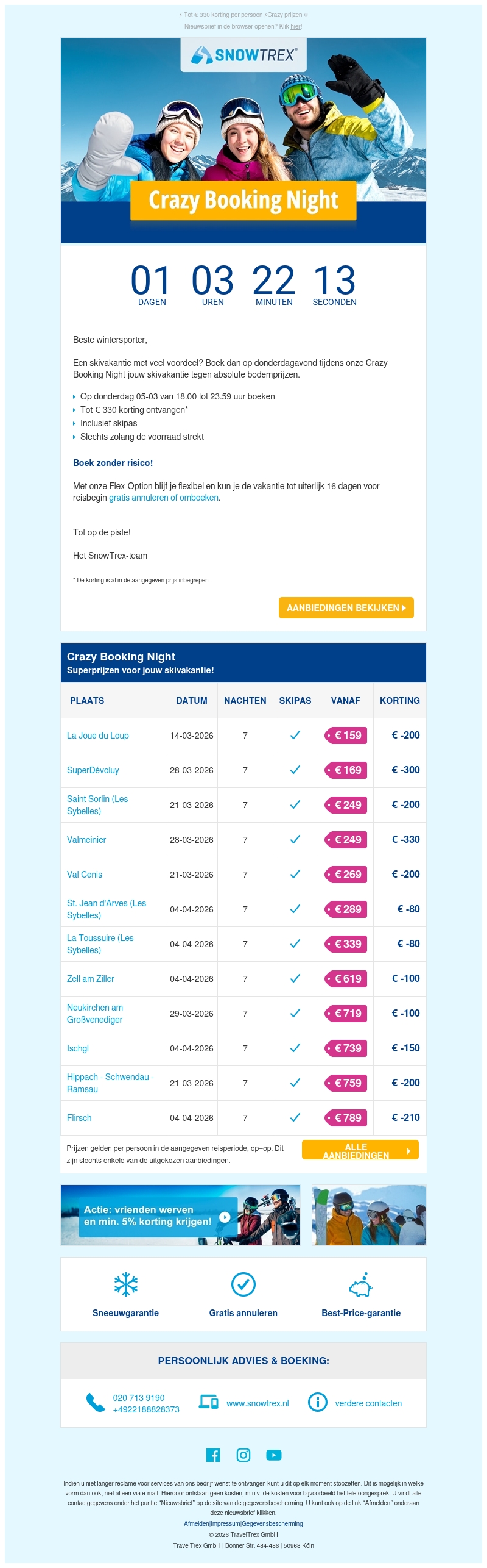 ❄ Super-Last-Minutes - vanaf 159 euro op skivakantie ❄ Super-Last-Minutes - vanaf 159 euro op skivakantie