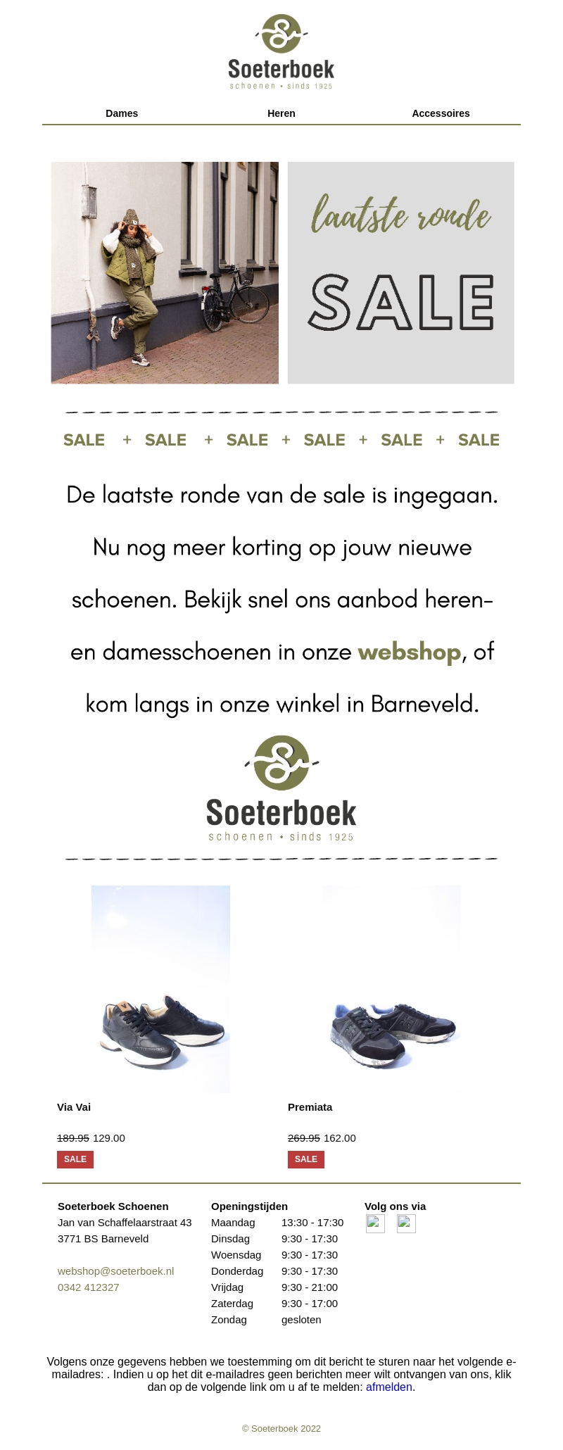 Laatste ronde SALE Laatste ronde SALE