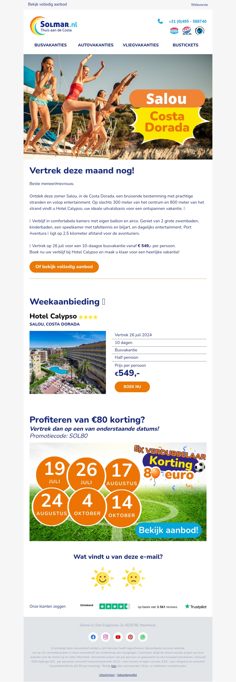 Deze maand nog op vakantie?π΄π Deze maand nog op vakantie?π΄π